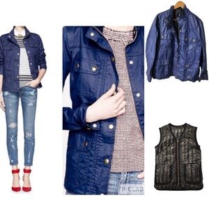 J. Crew Blue Utility Jacket